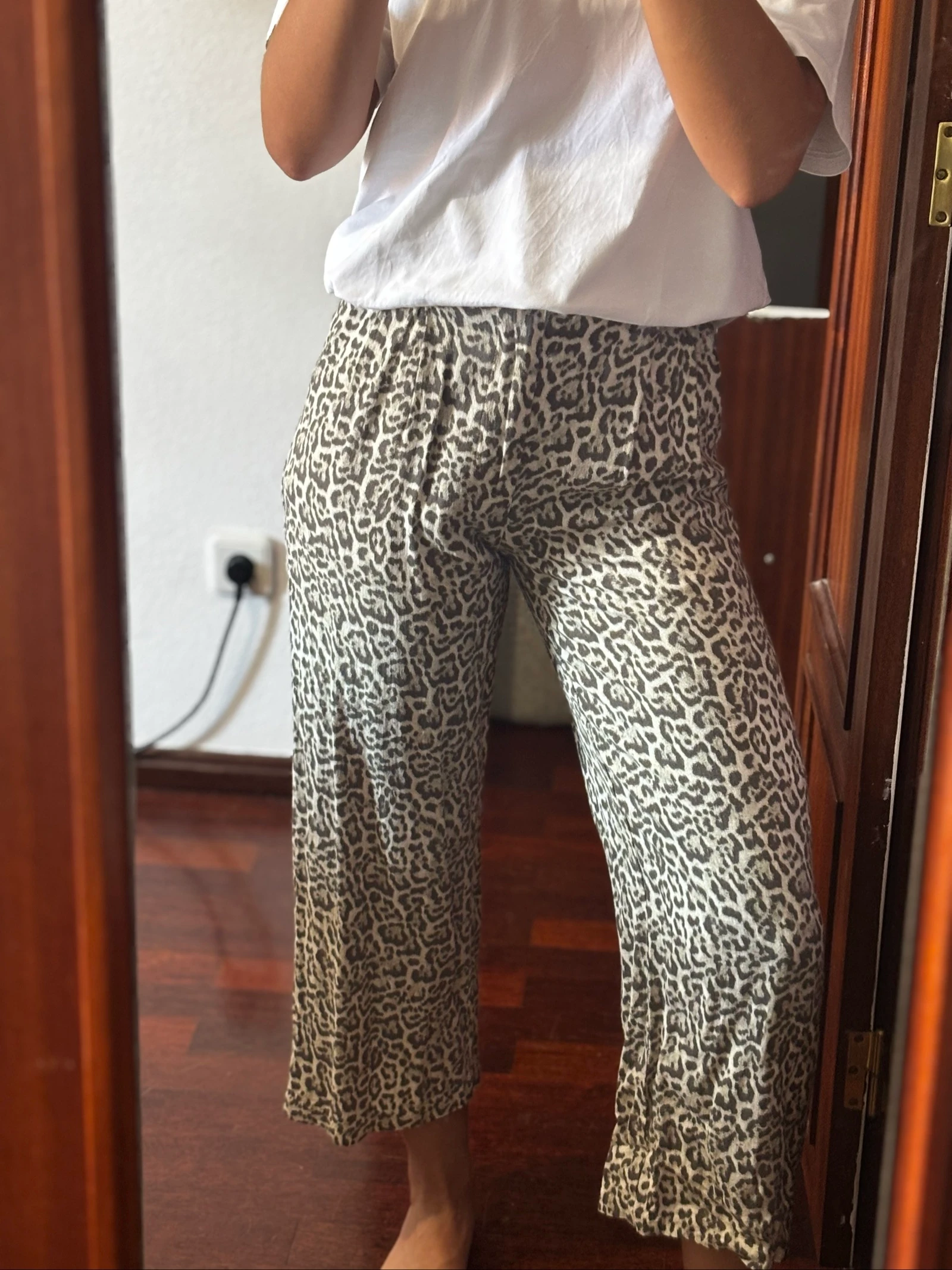 Wide leopard print Stradivarius pants – photo 2